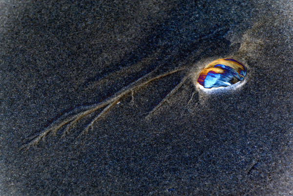 A Bright Object and Lines in the Sand A Bright Object and Lines in the Sand